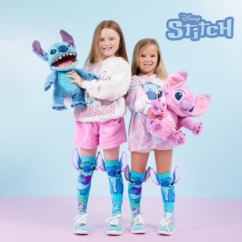 Mad Mia Stitch Silver Ears Socks Toddler Age 3-5