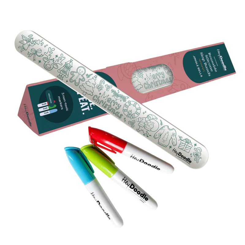 Hey Doodle | Sketchband - Reusable Colouring & Doodle Slap Bracelet