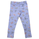 Korango | Butterfly Print Leggings - Blue Heron