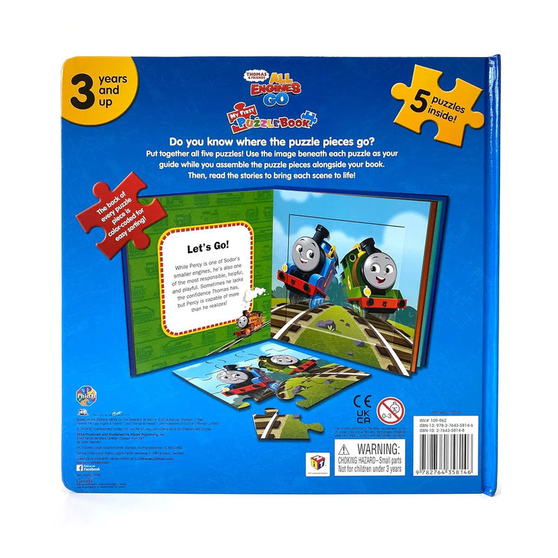 My First Puzzle Book Mattel Thomas On The Go