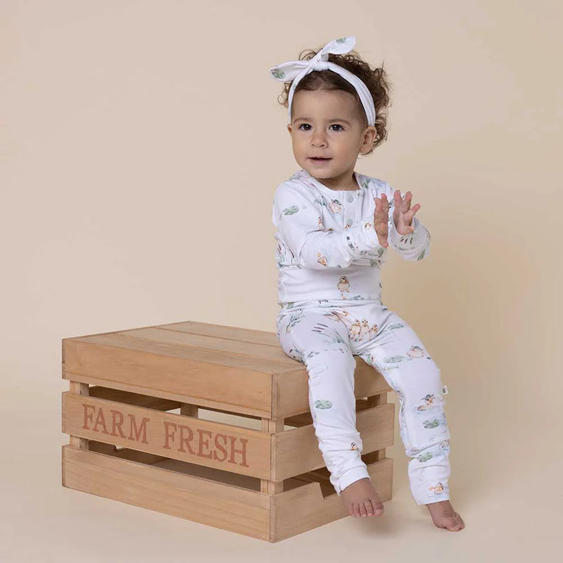 Snuggle Hunny Organic Growsuit | Duck Pond