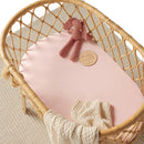 Snuggle Hunny | Baby Pink Organic Bassinet Sheet/Change Pad Cover
