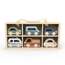 Speedy Monkey Car Display Case & 6 Vehicles