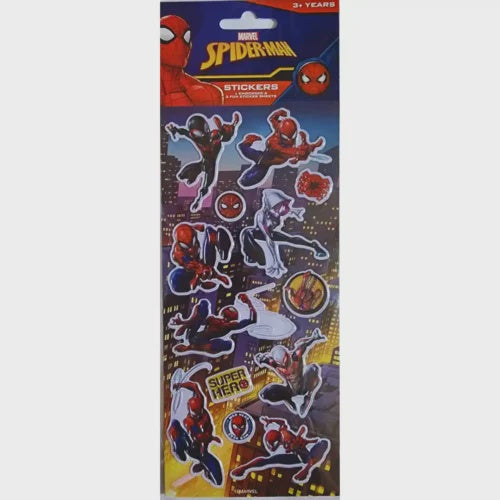 Spiderman Stickers 3 Pack – Embossed