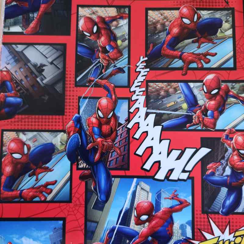 Spiderman Wrapping Paper – Folded