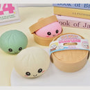 Squishy Steamed Dumpling Bun 85 x 55mm 4asst
