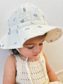 Organic Muslin Hat Enchanted Garden