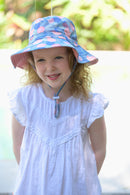 Sundaise | Dee Shells Wide Brim Swim Hat 3-6yrs