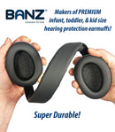Banz | Carewear Protection Set - Baby Sunglasses & Ear Muffs Combo (Peace Doodle) - 0-2 Years