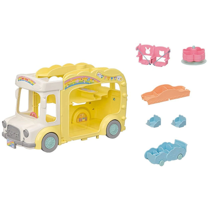 Sylvanian Families | Rainbow Fun Nursery Bus Set - 5744