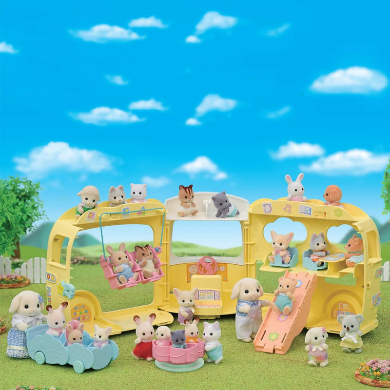 Sylvanian Families | Rainbow Fun Nursery Bus Set - 5744