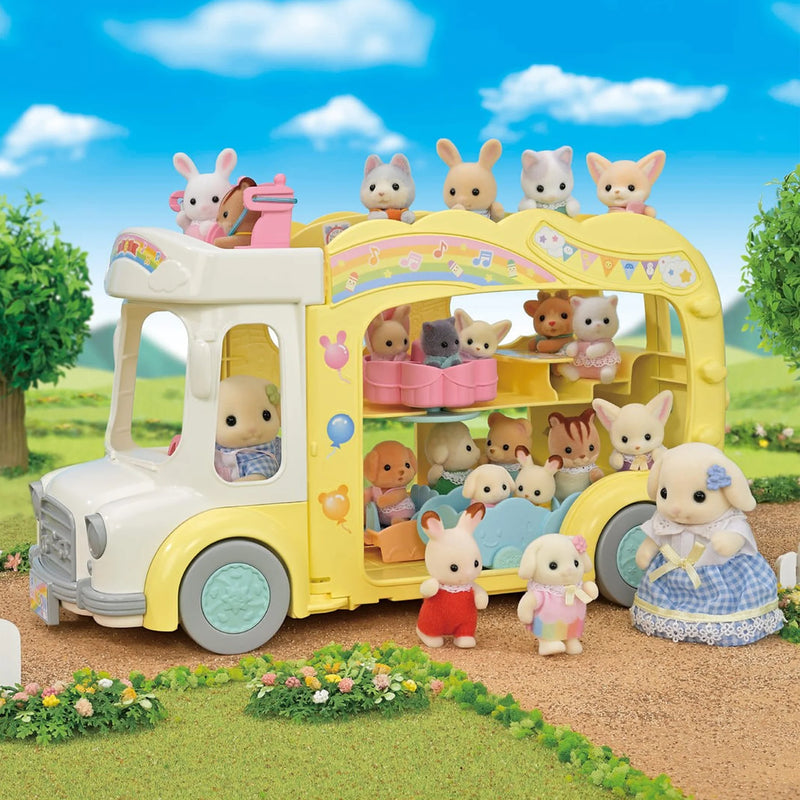 Sylvanian Families | Rainbow Fun Nursery Bus Set - 5744