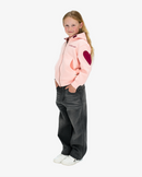 The Girl Club |  Pink Heart Zip Hood