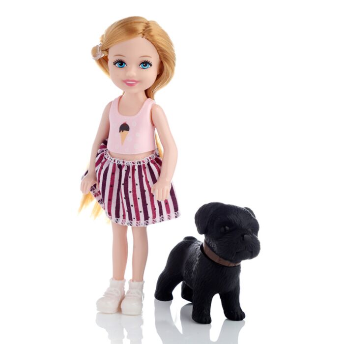 Sally Dress Up Doll with Dog & Accessories