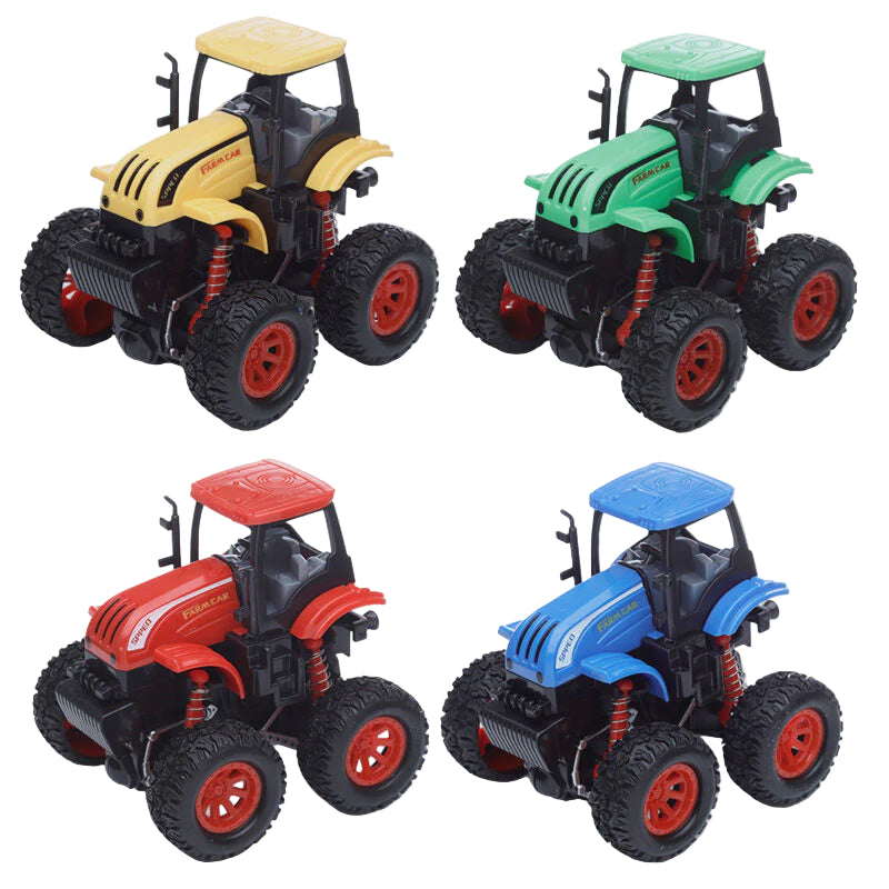 Kids Friction Action Toy - 4x4 Stunt Tractor