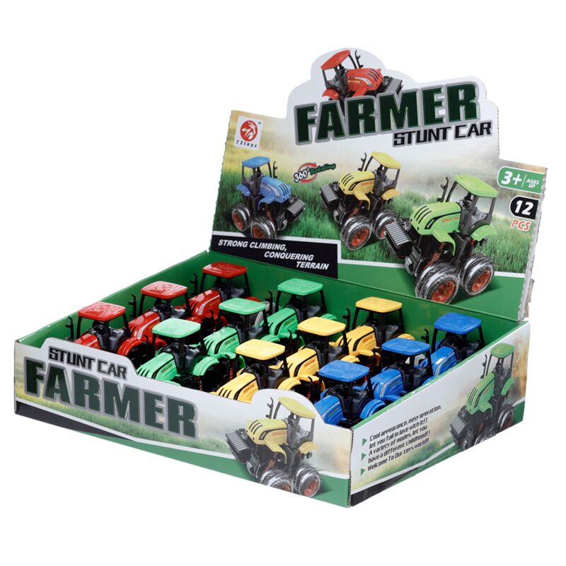 Kids Friction Action Toy - 4x4 Stunt Tractor