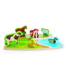 Hape | FARM ANIMAL PUZZLE & PLAY