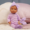 LullaBaby 14" Doll Clothing Set - Purple Onsie Set