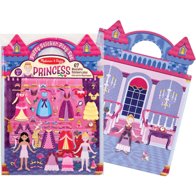 Melissa & Doug | Reusable Puffy Sticker Play Set - Princess