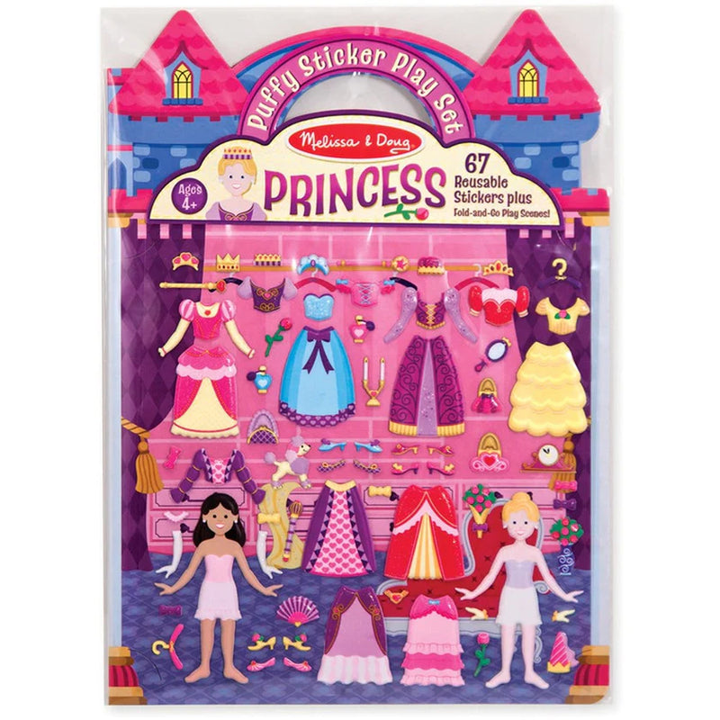 Melissa & Doug | Reusable Puffy Sticker Play Set - Princess