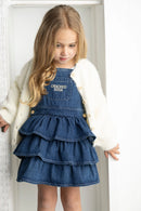 Cracked soda |  Tilli Soft Fluffy Knit Cardigan - White