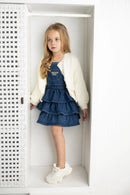 Cracked soda |  Tilli Soft Fluffy Knit Cardigan - White