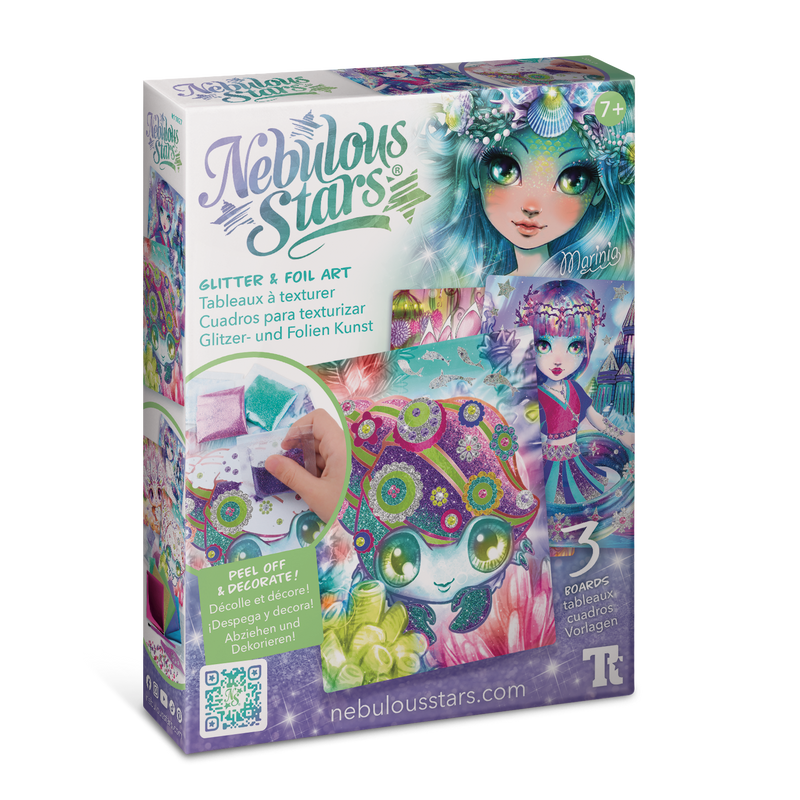 Nebelous Stars | Glitter & Foil Art