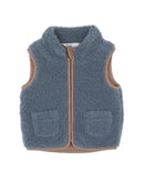 BEBE baby Blue Sherpa Vest