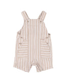Bébé Baby | Beige Stripe Overalls