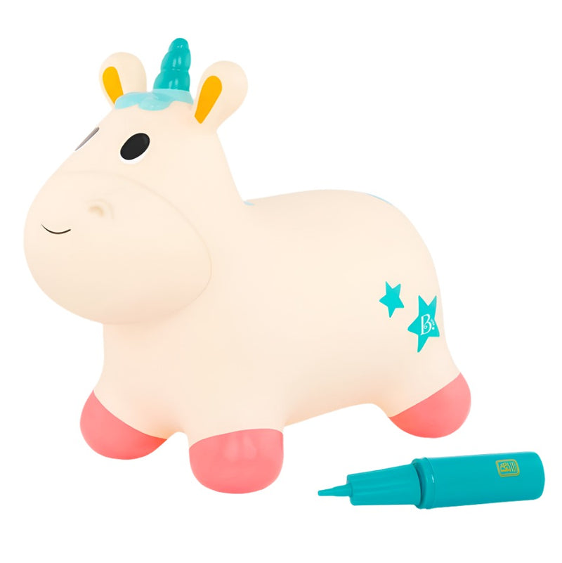 B.Toys | Bouncy Boing - Pixie Ride-On Unicorn Bounce RRP $79.99