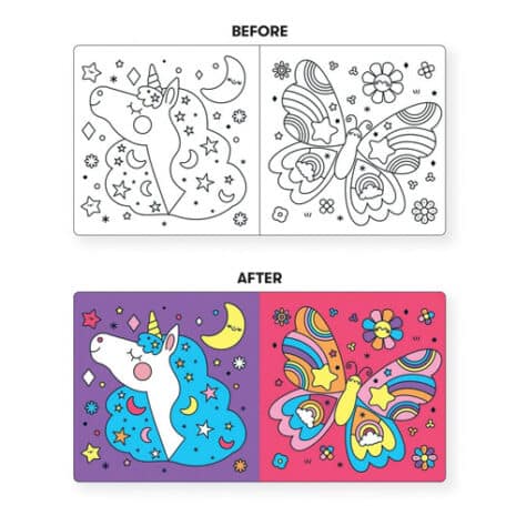 Unicorn Colour Magic Bath Book