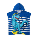 Boys Hooded Poncho Towel 60x120cm