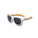 Te Rā | Hau Snow White+Orange — Kids Sports Sunglasses Ages 6–12