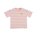 The Girl Club | Pink Stripe Lemonade Boxy Tee