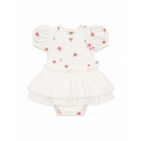 Confetti Kidz | Pink Posies - Bodysuit Tutu Dress