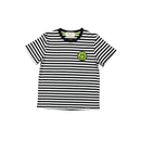 Band Of Boys | Black Striped Smiley Tee