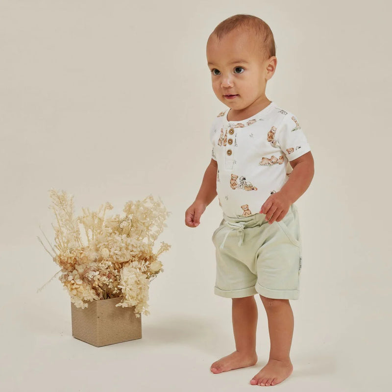 Aster & Oak | Teddy Picnic AOP Onesie