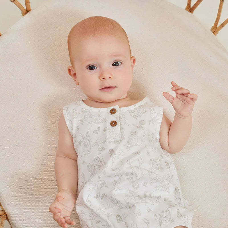 Aster & Oak | Cute Creatures Bubble Romper