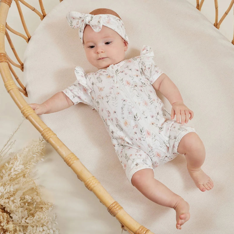 Aster & Oak | Secret Garden Zip Romper