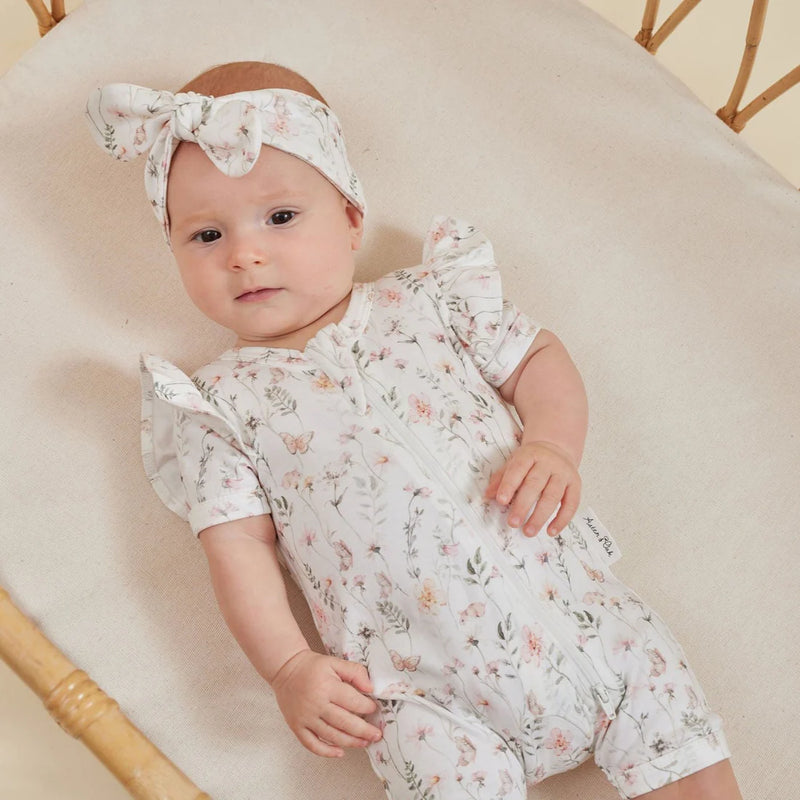 Aster & Oak | Secret Garden Zip Romper