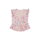 Radicool Kids | Wild Flowers Frill Tee - Multi