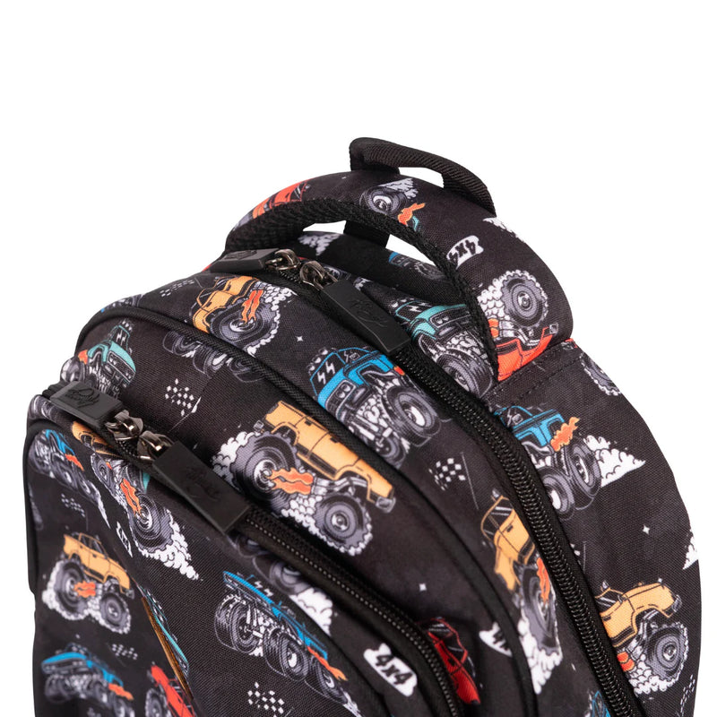 ALiMASY | Monster Trucks Midsize Kids Backpack