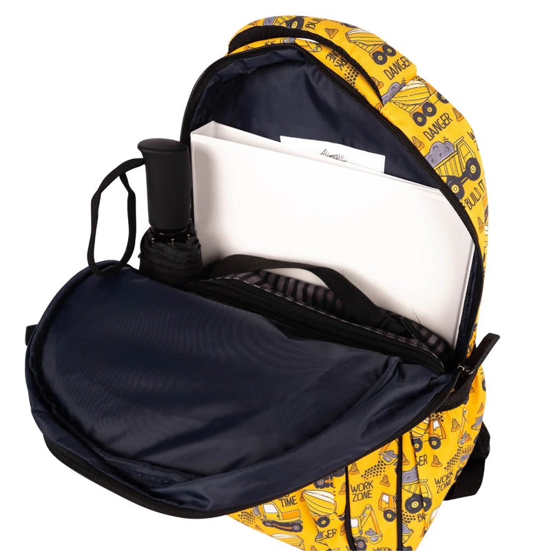 ALiMASY | Construction Midsize Kids Backpack