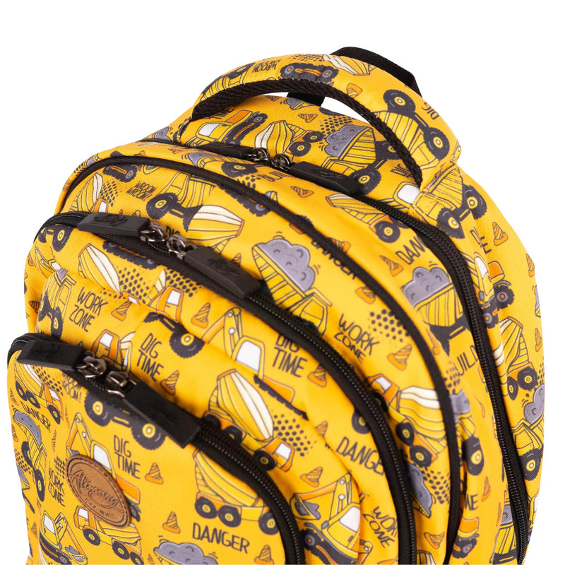 ALiMASY | Construction Large School Backpack