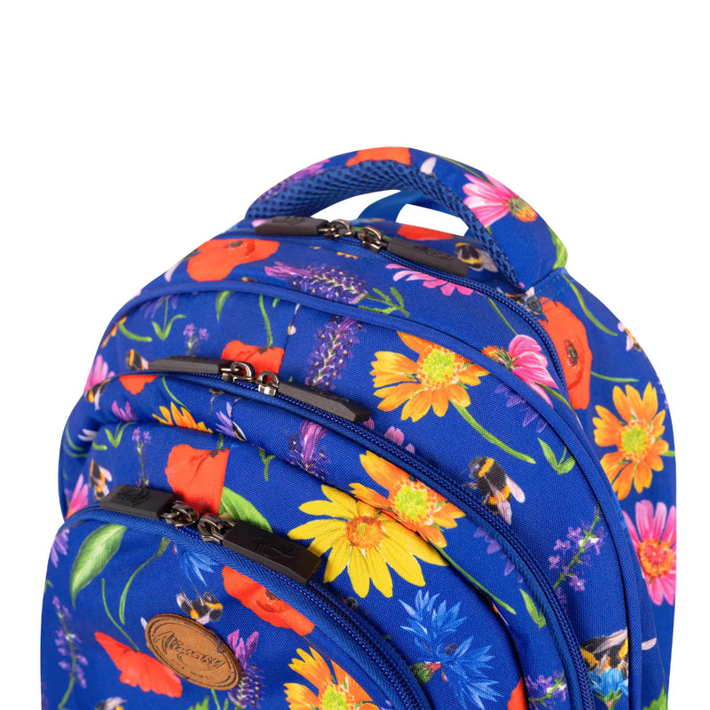 ALiMASY | Bees & Wildflowers Large School Backpack