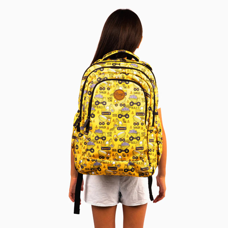 ALiMASY | Construction Large School Backpack