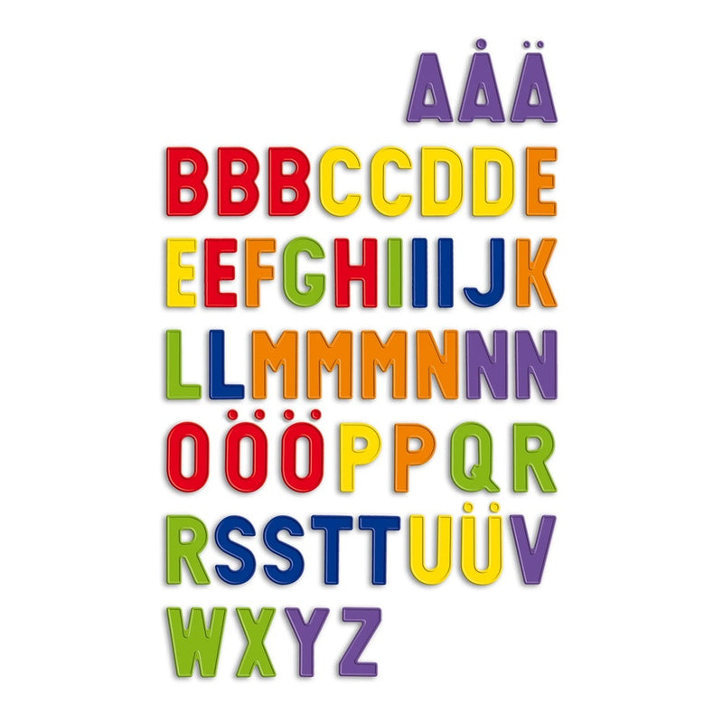 Quercetti Magnetic Uppercase Letters, 48 Piece - Main Image