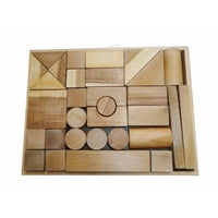 QTOYS | Short Tall Knob Puzzle Blocks & Construction