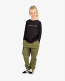 The Girl Club | Charcoal Fox LS Tee