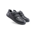 Bobux Kid+ Leap Black School Shoe (matte)